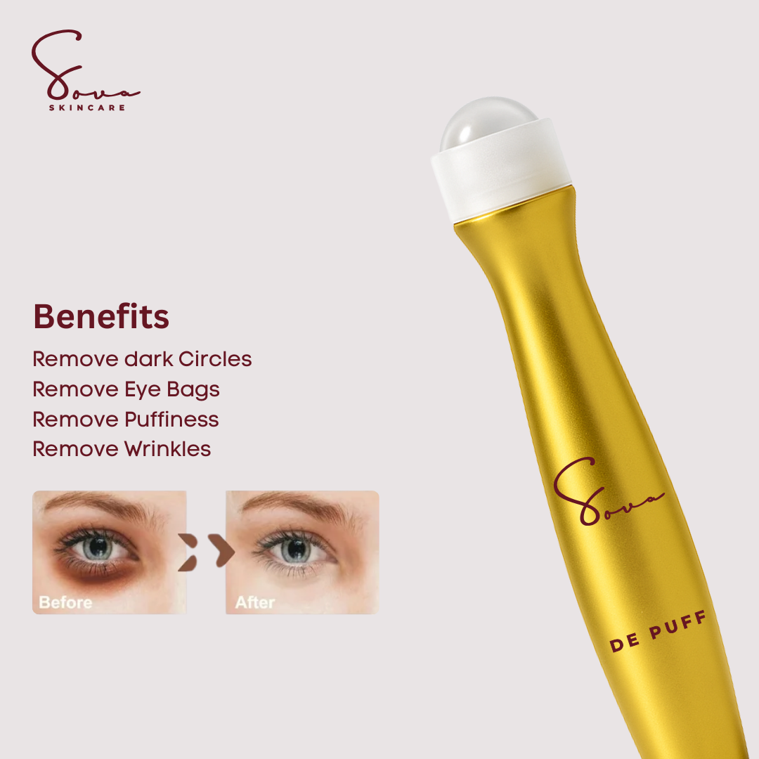 Sova Skincare DE PUFF Eye Roller