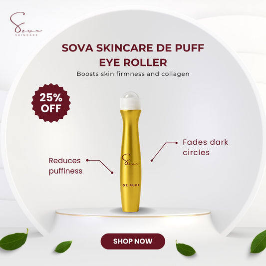 Sova Skincare DE PUFF Eye Roller
