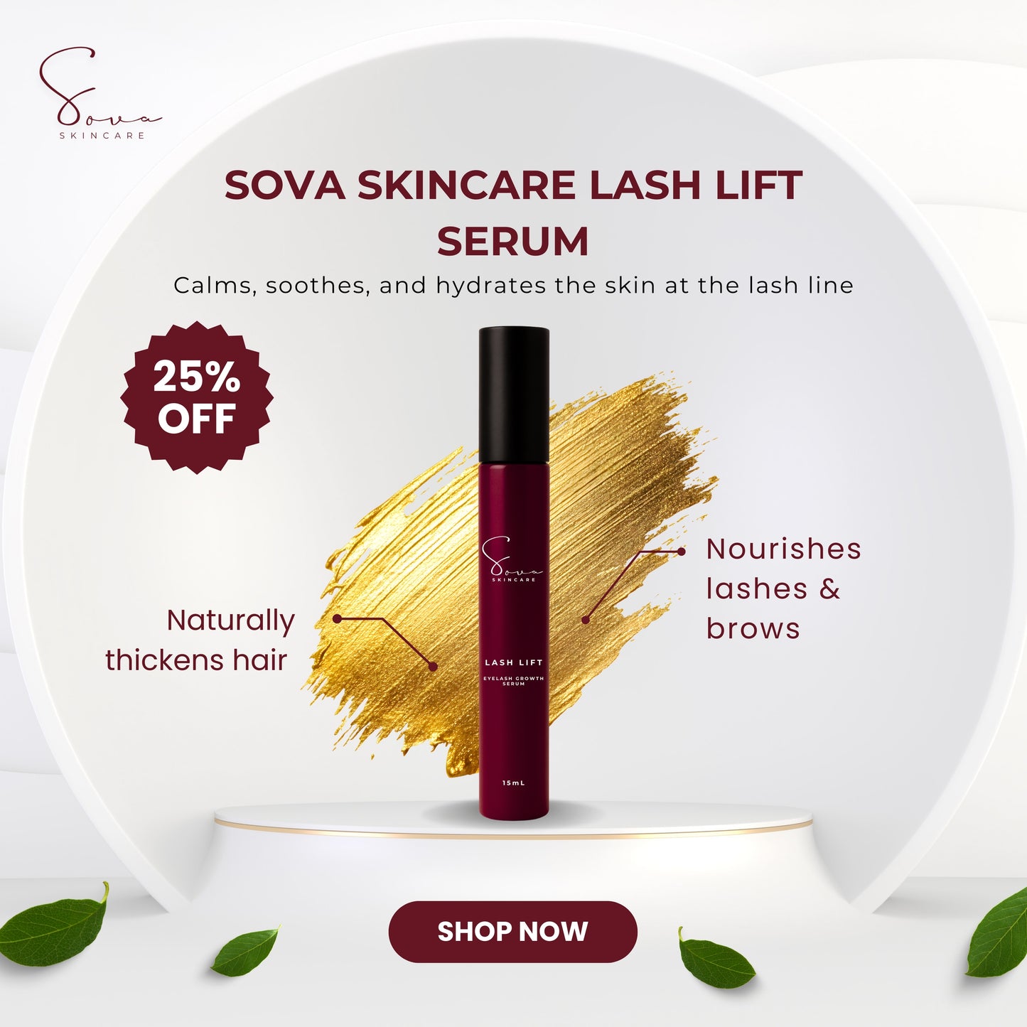 Sova Skincare LASH LIFT Serum